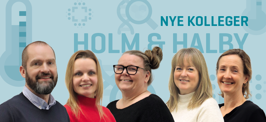 Welcome to five new colleagues